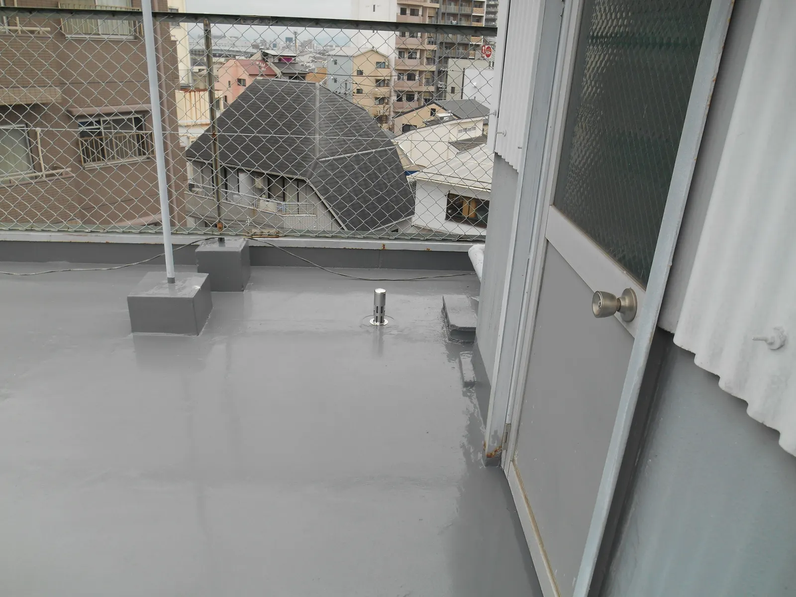 大阪市港区 K様邸の屋上防水工事・施工写真2