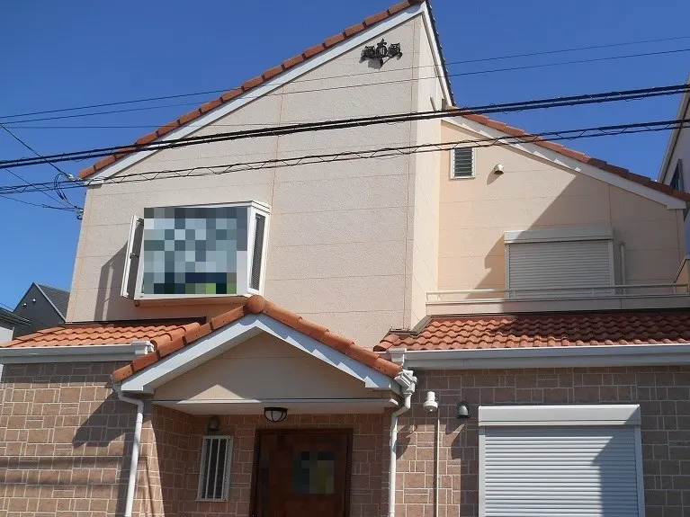 外壁塗装工事－兵庫県尼崎市 M様邸①：施工事例82（施工前）