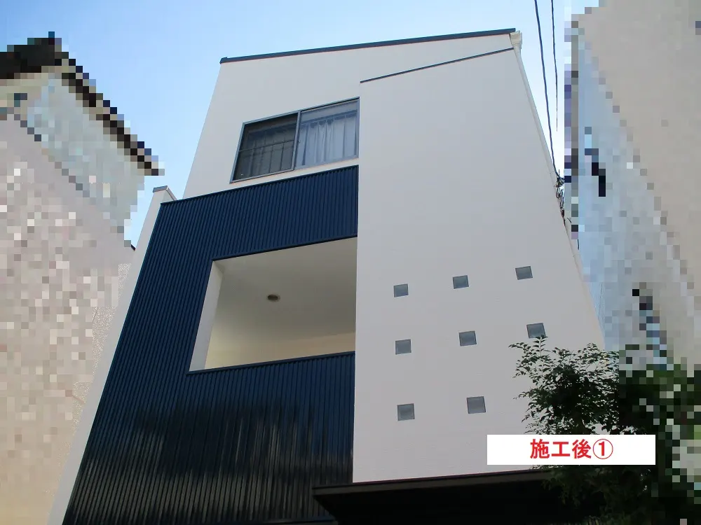 吹田市 Ｎ様邸の外壁塗装工事・施工写真2