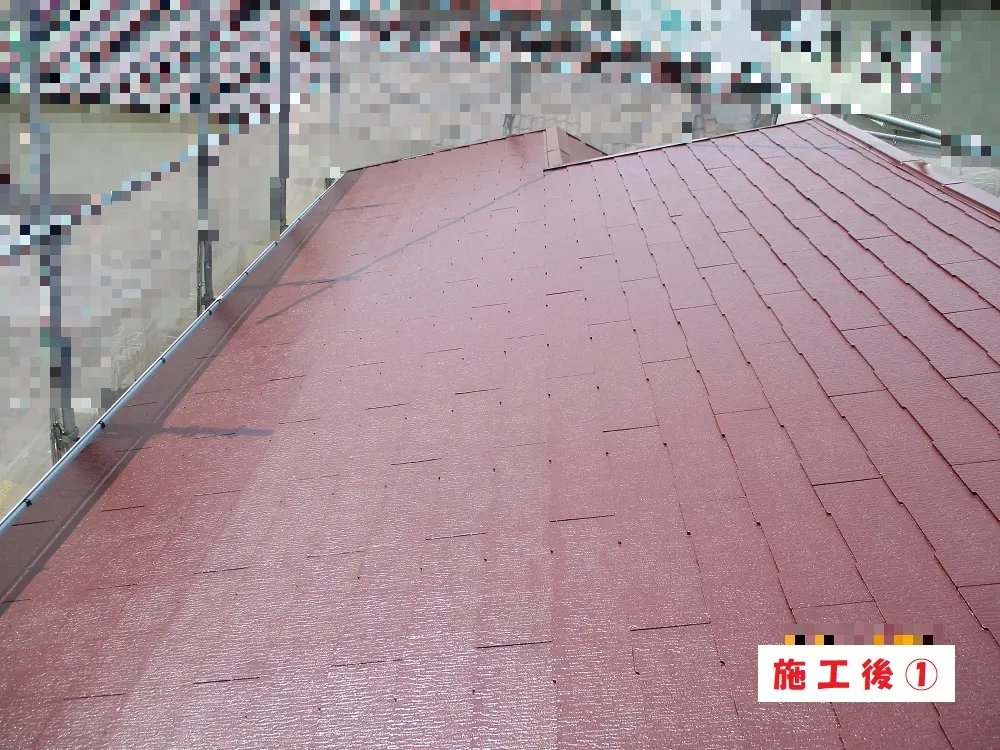 大阪市淀川区 Ｋ様邸の屋根塗装工事・施工後の写真