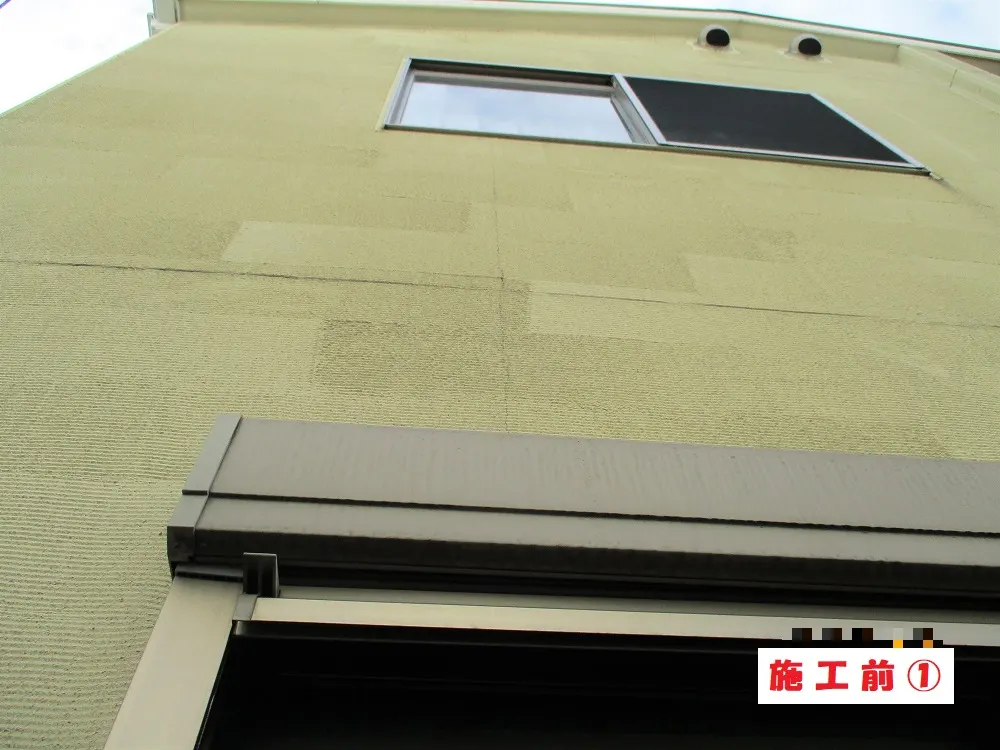 大阪市淀川区 Ｍ様邸の外壁塗装工事（施工前）
