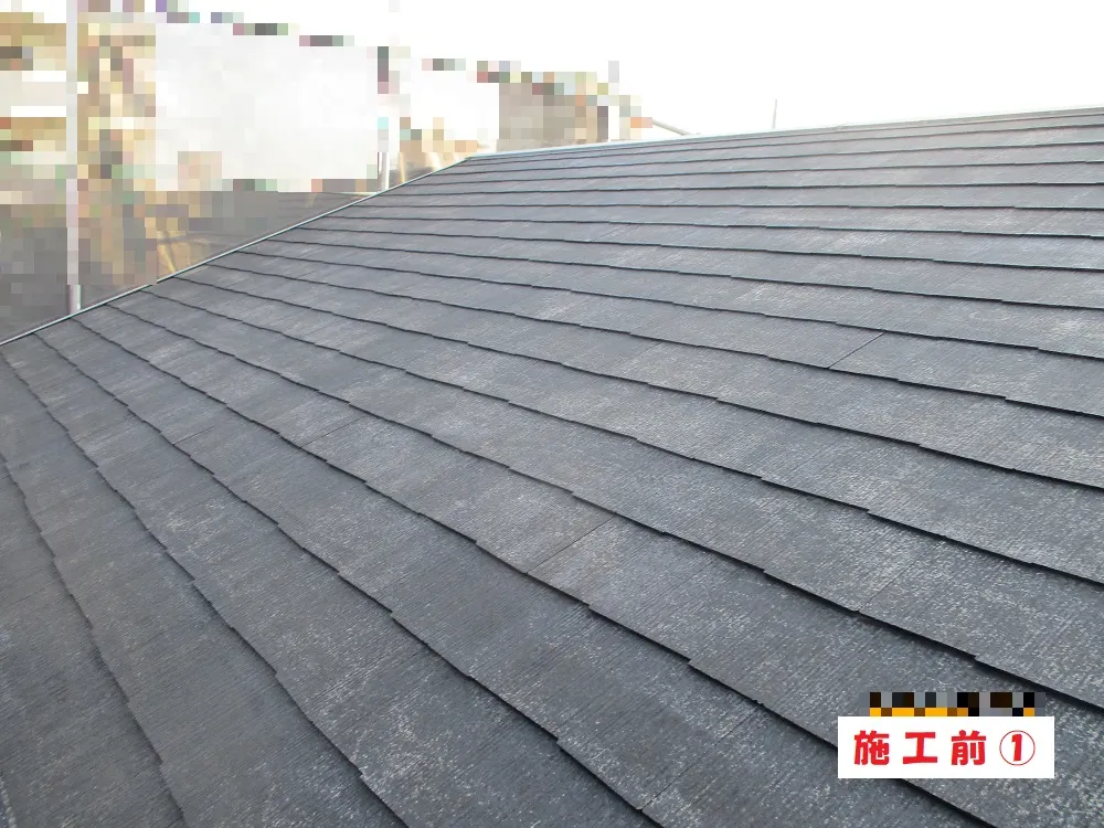 大阪市城東区 N様邸の屋根塗装工事(施工前)
