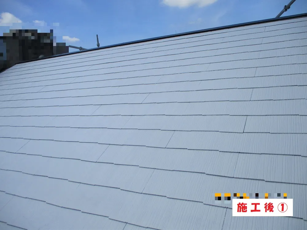 大阪市城東区 Ｎ様邸の屋根塗装工事・施工後の写真
