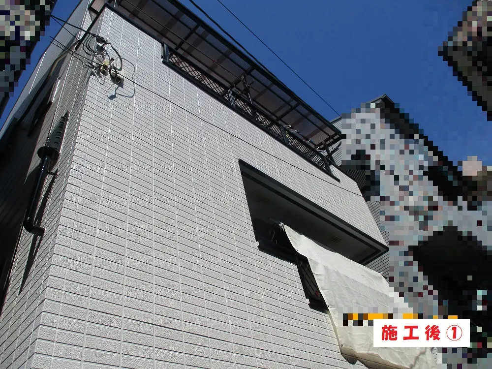 大阪市城東区 Ｎ様邸の外壁塗装工事・施工後の写真
