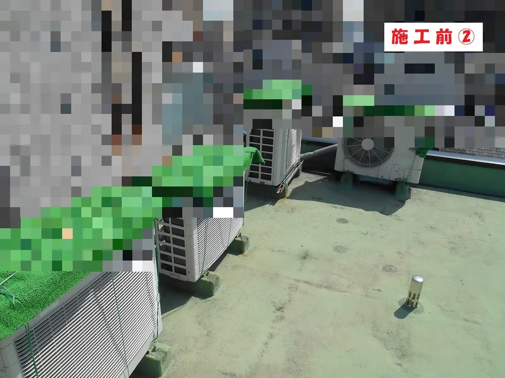 大阪市港区 Ｋ様邸の屋上防水工事・施工前の写真2
