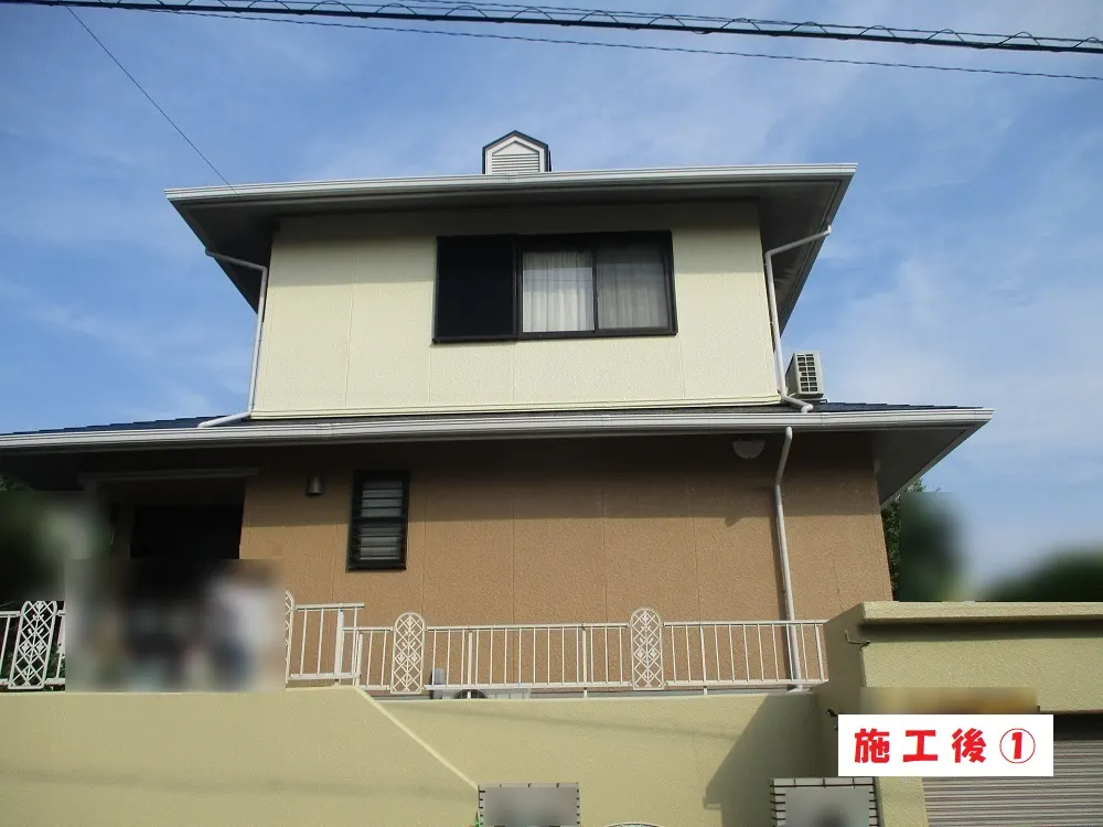 枚方市 Ｓ様邸の外壁塗装工事・施工後の写真