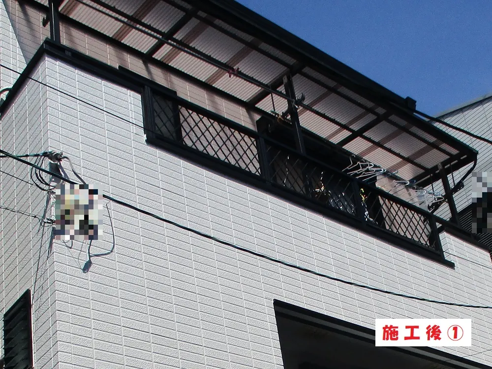 大阪市城東区 Ｎ様邸の波板交換工事・施工後の写真