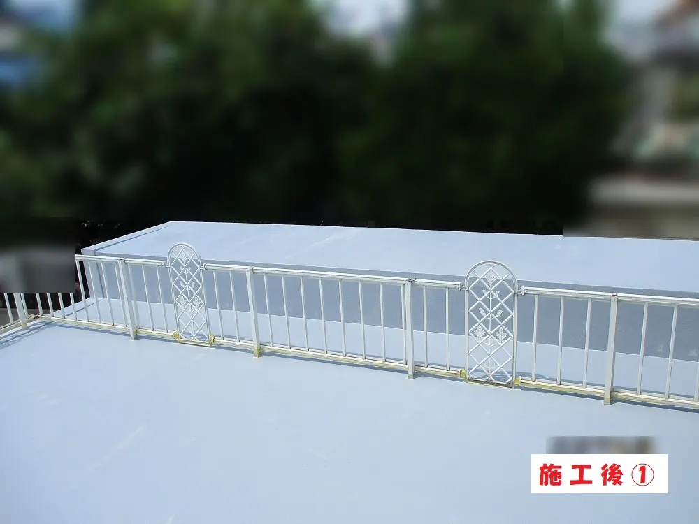 枚方市 Ｓ様邸のガレージ屋上防水工事・施工後の写真