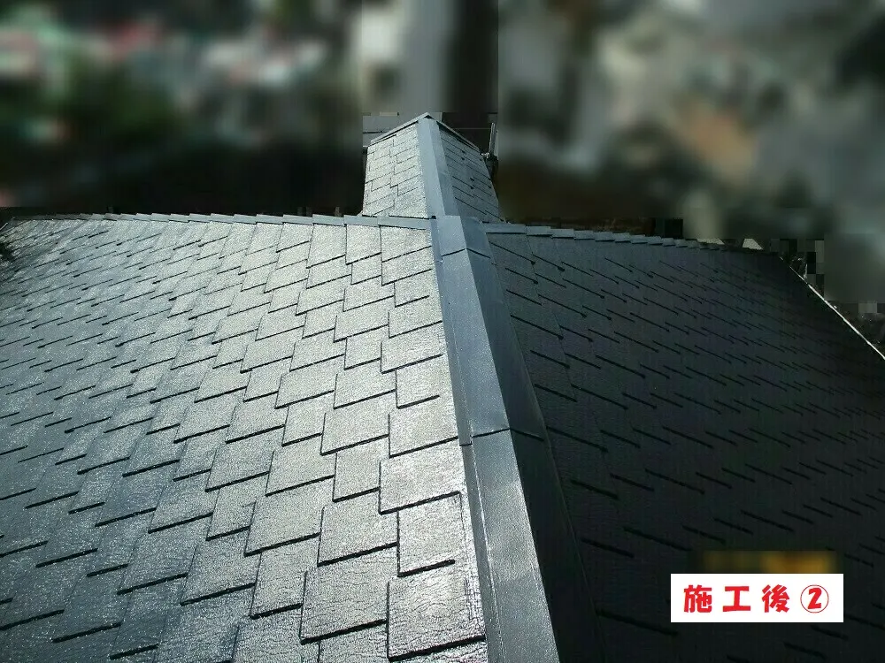 枚方市 S様邸の屋根塗装工事・施工後の写真2