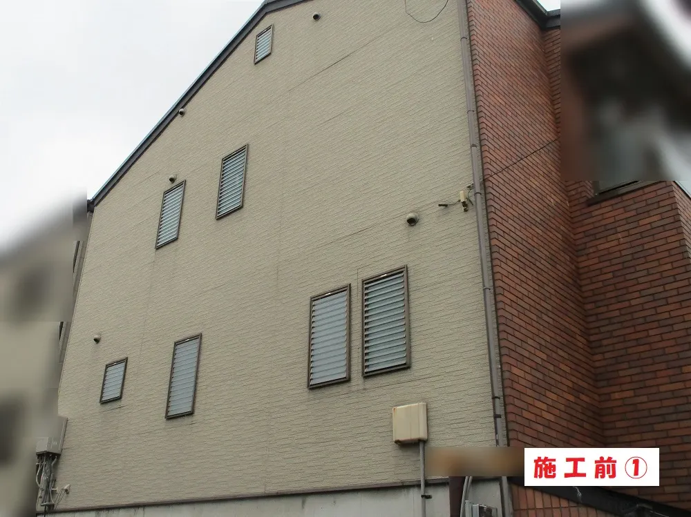 外壁塗装工事－兵庫県尼崎市 Ｍ様邸：施工事例151（施工前）