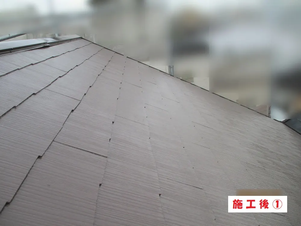 大阪市淀川区 Ｉ様邸の屋根塗装工事・施工後の写真