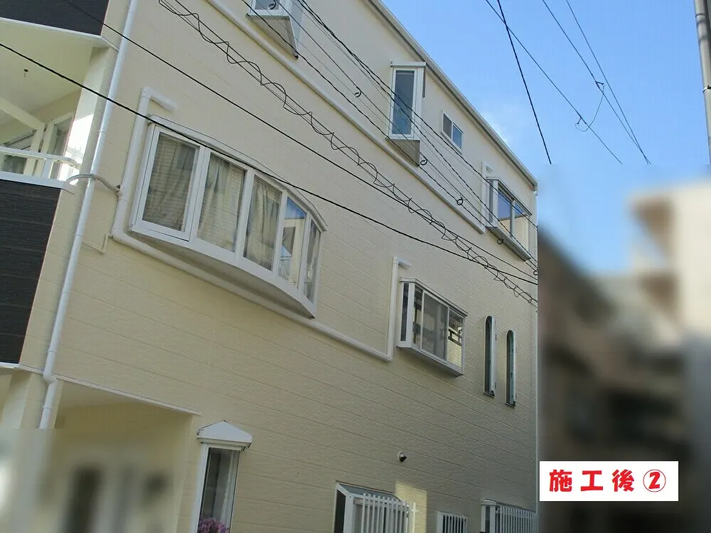 大阪市城東区 Ｍ様邸の外壁塗装工事・施工後の写真2