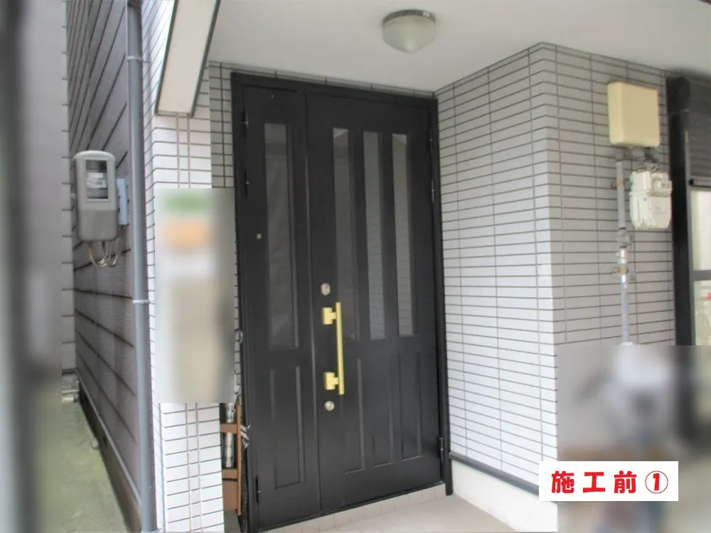外壁塗装工事－大阪市城東区 Ｔ様邸①：施工事例166（施工前）