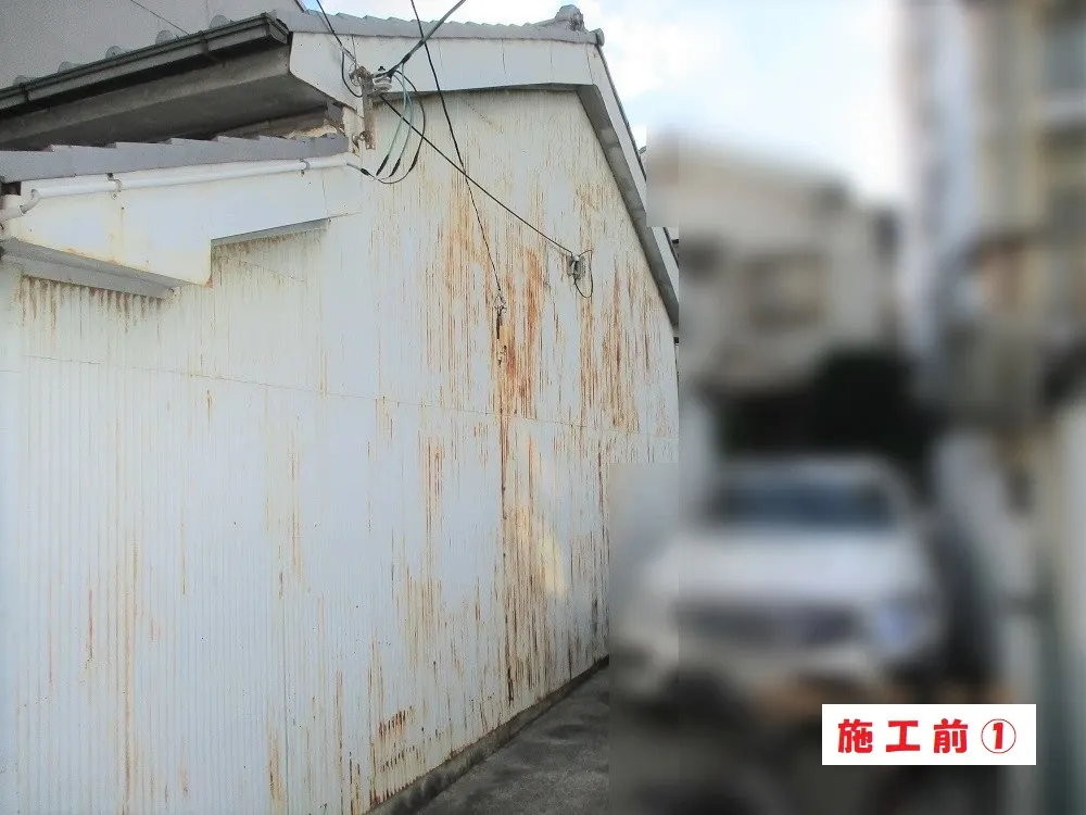 外壁塗装工事－大阪市城東区 Ｔ様邸：施工事例168（施工前）