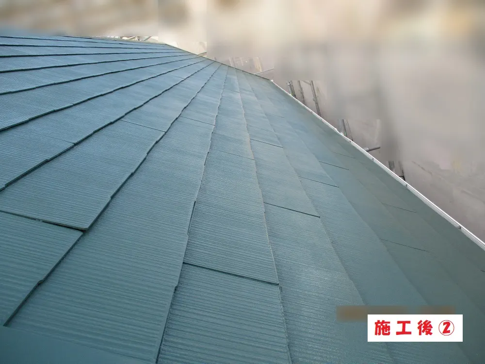 大阪市城東区 M様邸の屋根塗装工事・施工後の写真2
