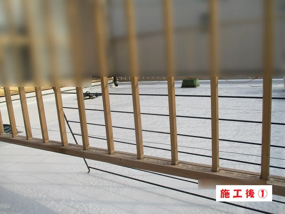 豊中市 Ｎ様邸のルーフバルコニー シート防水工事（施工後）