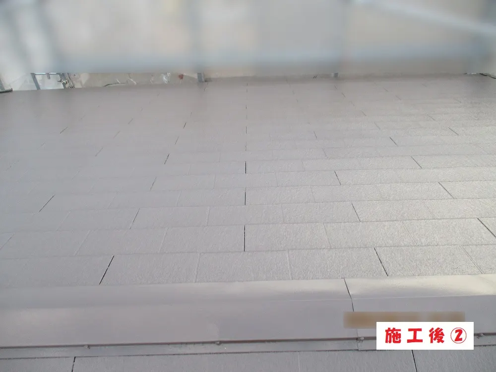 大阪市淀川区 T様邸の屋根塗装工事・施工後の写真2