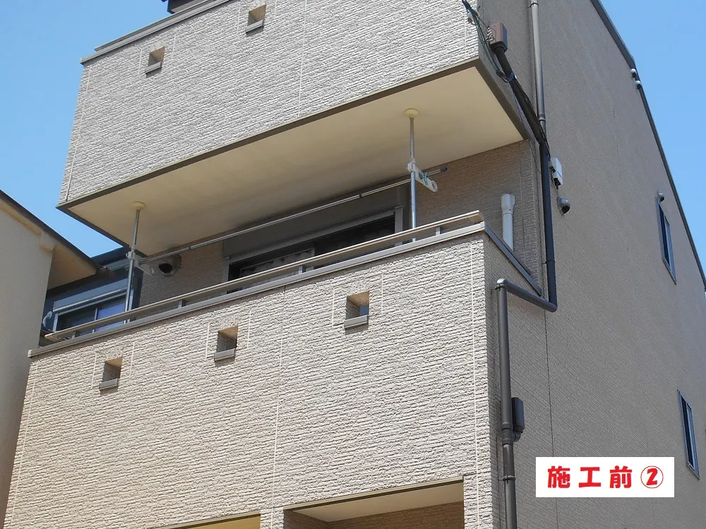 大阪市淀川区 Ｔ様邸の外壁塗装工事・施工前の写真2
