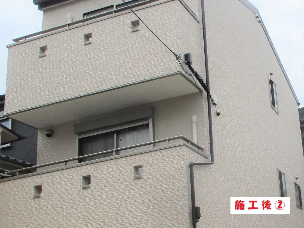 大阪市淀川区 T様邸の外壁塗装工事・施工後の写真2