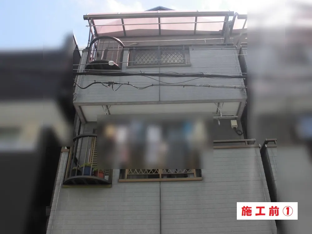 外壁塗装工事－大阪市西淀川区 Ｏ様邸①：施工事例192（施工前）