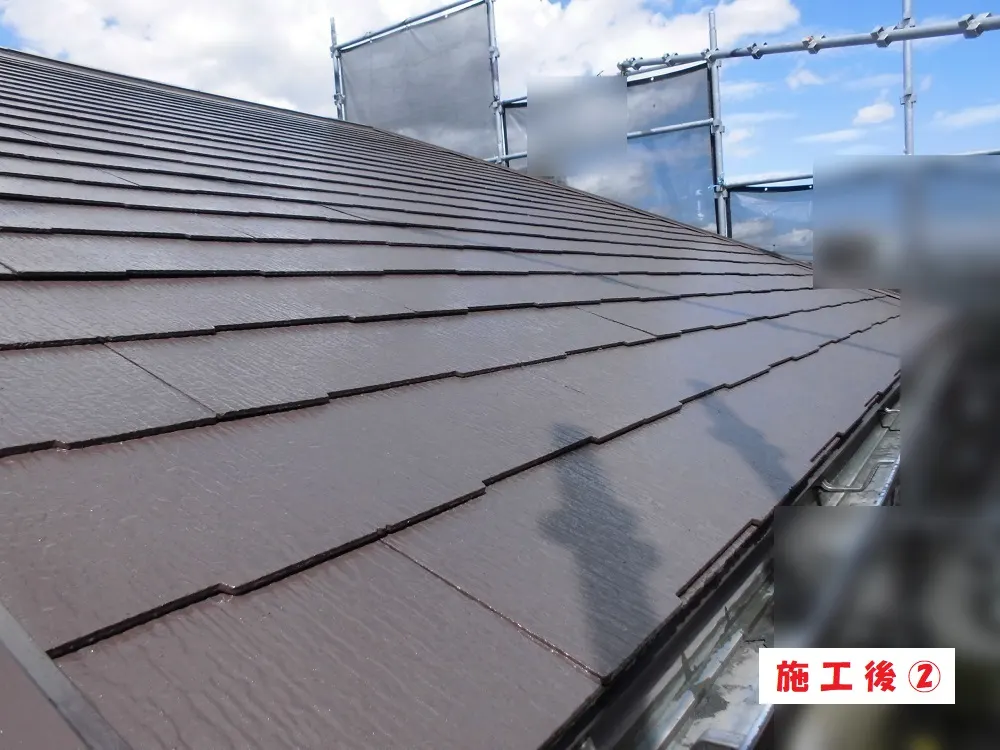 東大阪市 Ｗ様邸の屋根塗装工事・施工後の写真2