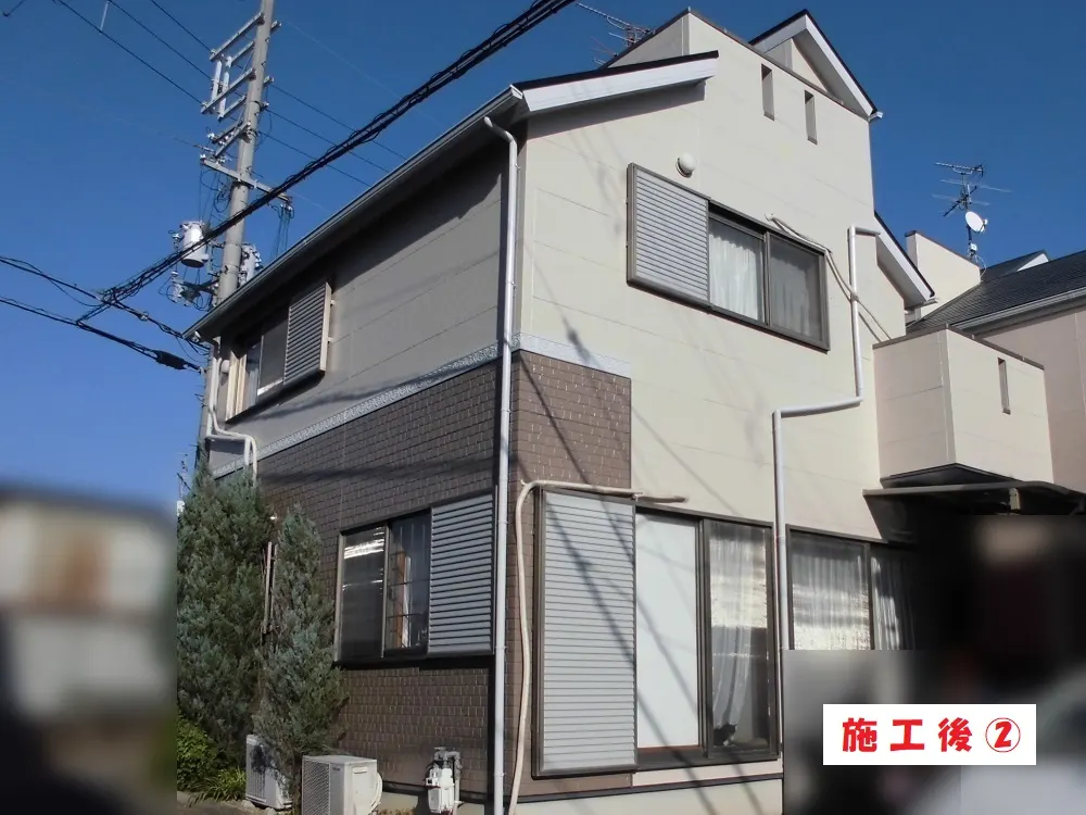 堺市 Ｅ様邸の外壁塗装工事・施工後の写真2