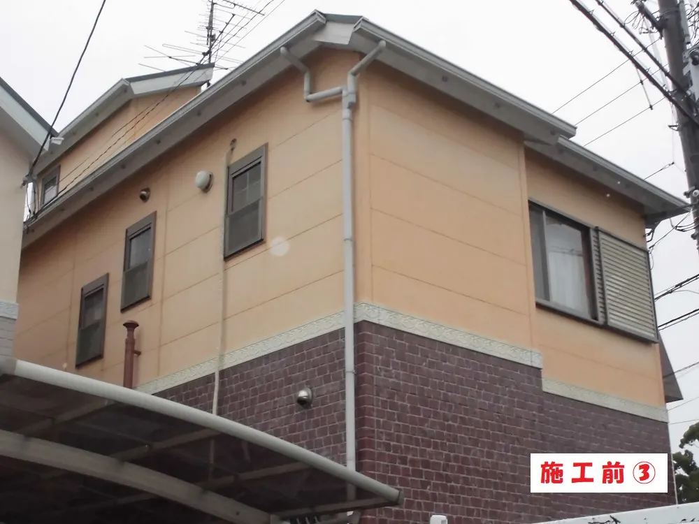 堺市 Ｅ様邸の外壁塗装工事・施工前の写真3