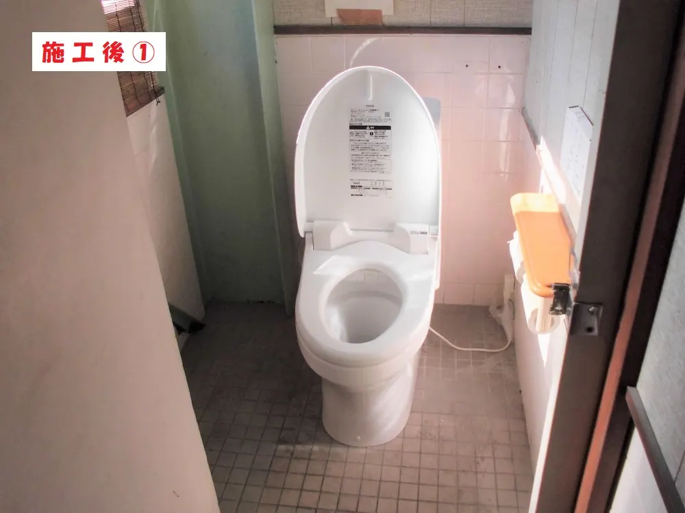 豊中市 Ｋ会社様のトイレ改修工事(和式→洋式)・施工後の写真