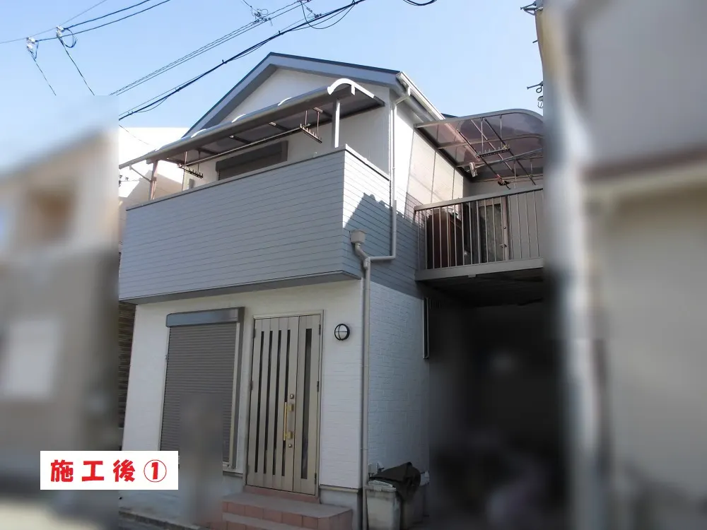 東大阪市 N様邸の外壁塗装工事・施工後の写真