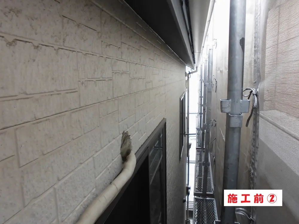 東大阪市 Ｎ様邸の外壁塗装工事・施工前の写真2