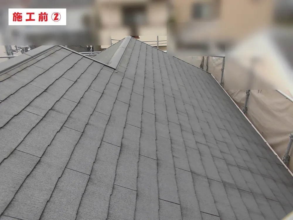 東大阪市 Ｎ様邸の屋根塗装工事・施工前の写真2