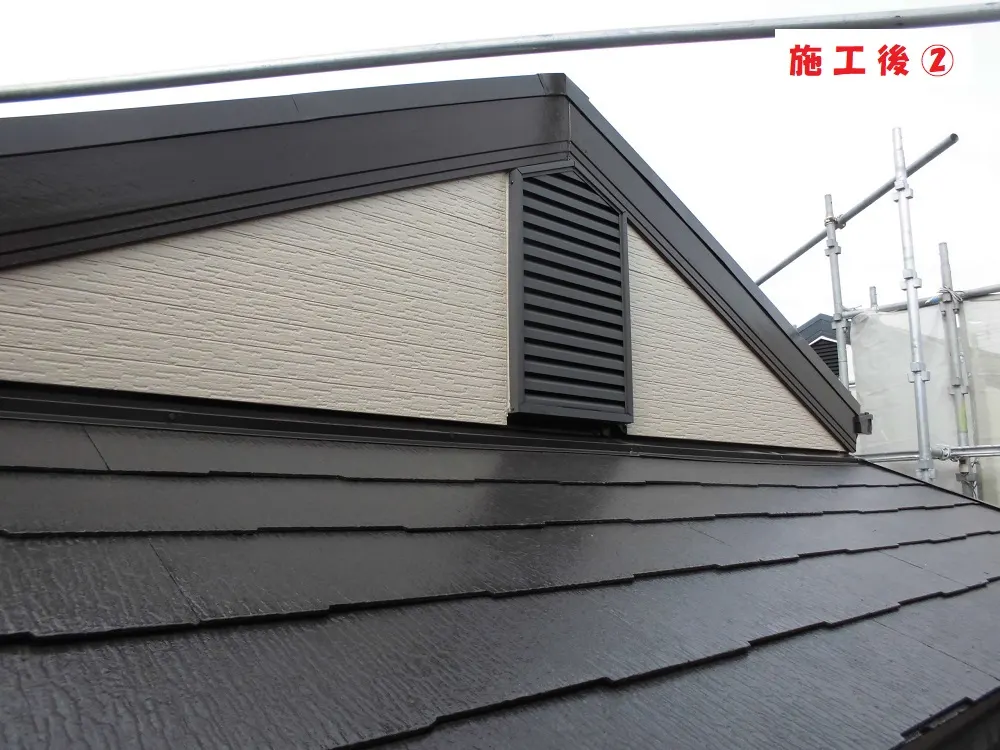 東大阪市 T様邸の屋根塗装工事・施工後の写真2