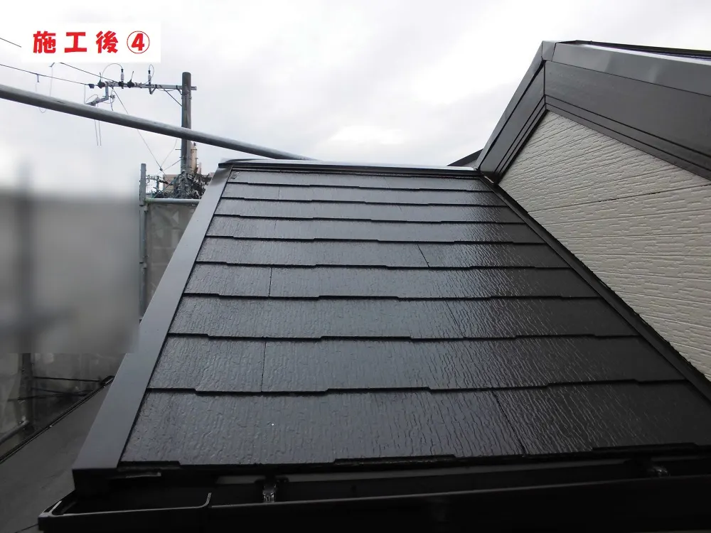 東大阪市 T様邸の屋根塗装工事・施工後の写真4