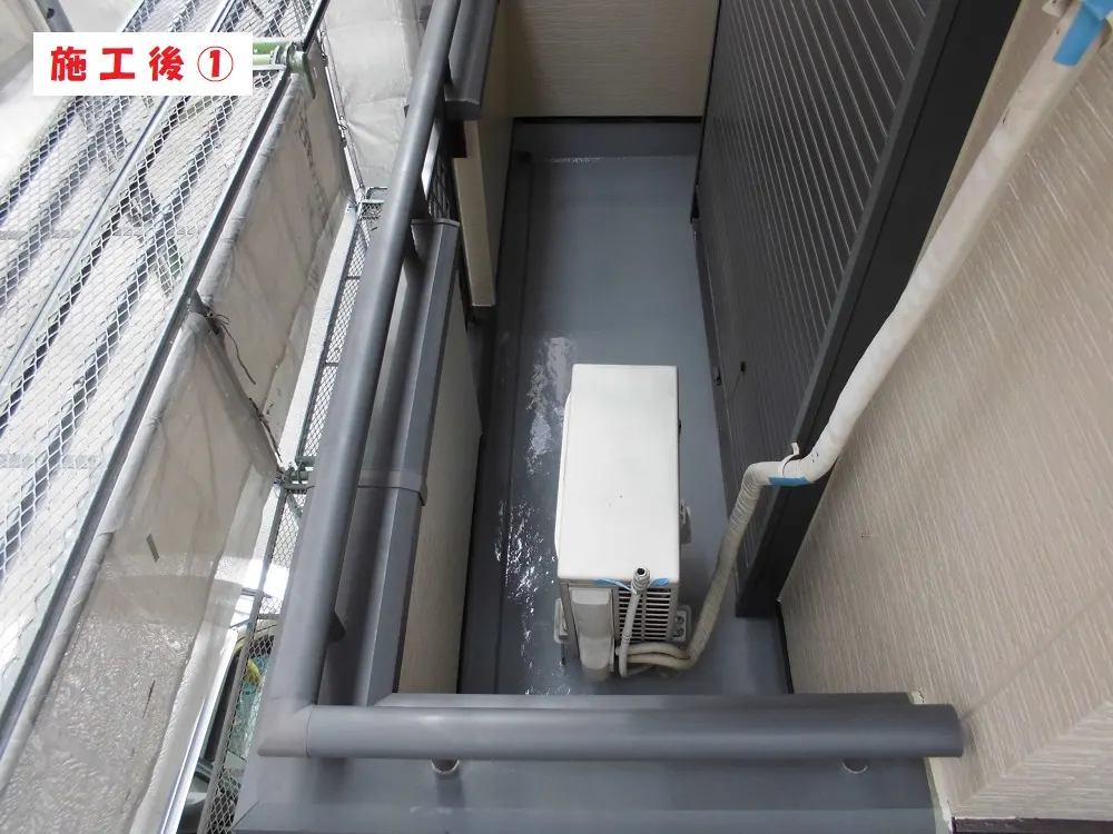 東大阪市 Ｔ様邸のベランダ防水工事・施工写真2