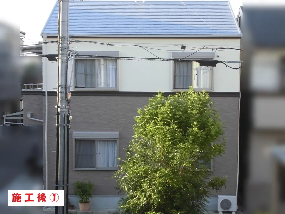 東大阪市 Ｈ様邸の屋根塗装工事・施工後の写真