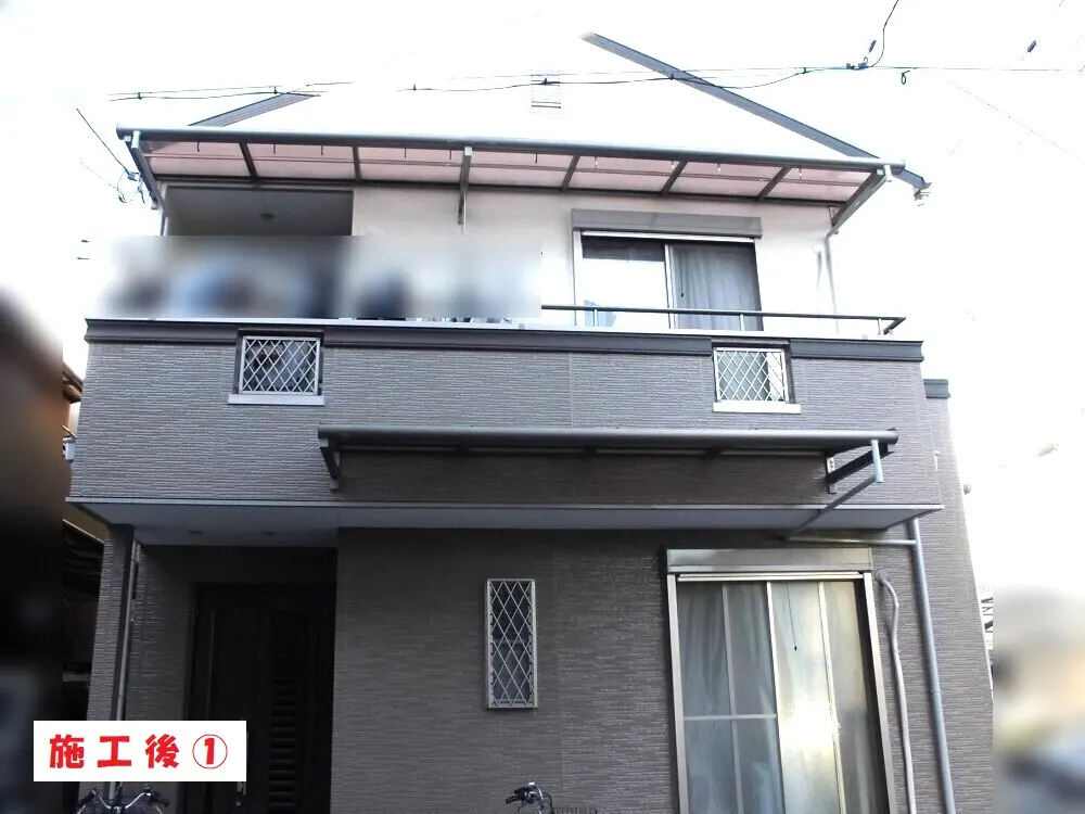 東大阪市 Ｈ様邸の外壁塗装工事・施工後の写真