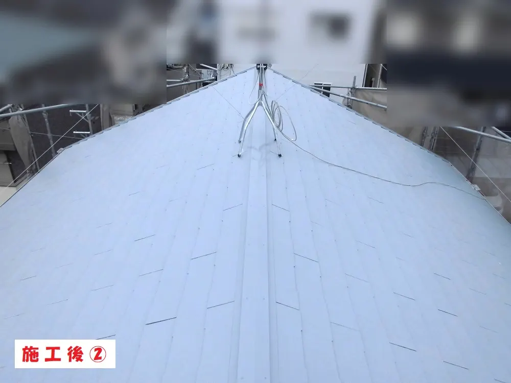 東大阪市 H様邸の屋根塗装工事・施工後の写真2