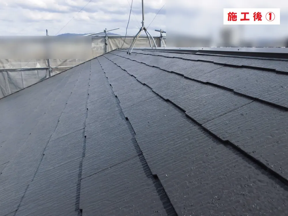 東大阪市 Ｎ様邸の屋根塗装工事・施工後の写真
