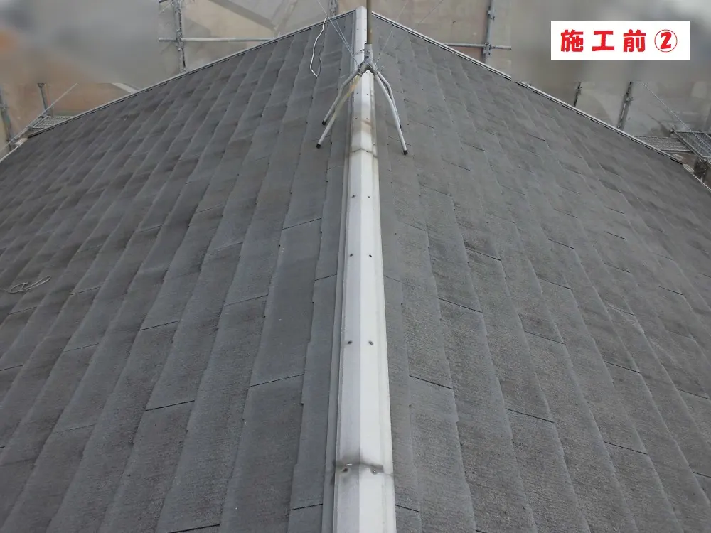 東大阪市 Ｎ様邸の屋根塗装工事・施工前の写真2