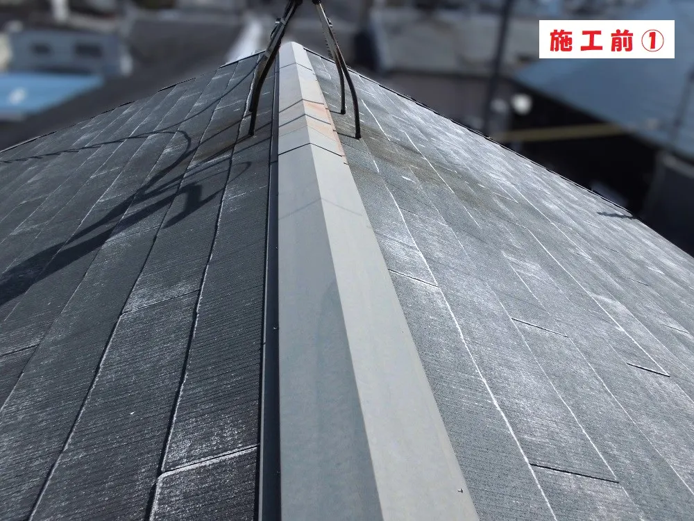 屋根塗装工事－大阪市鶴見区 Ｙ様邸②：施工事例268（施工前）