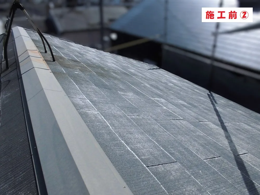 大阪市鶴見区 Ｙ様邸の屋根塗装工事・施工前の写真2