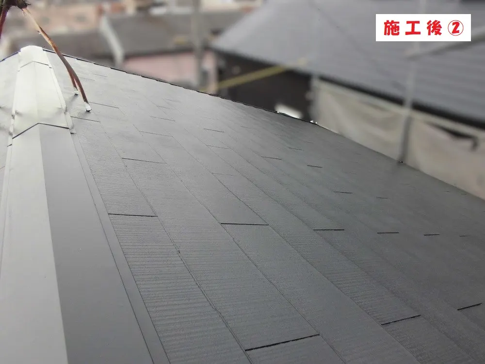 大阪市鶴見区 Y様邸の屋根塗装工事・施工後の写真2